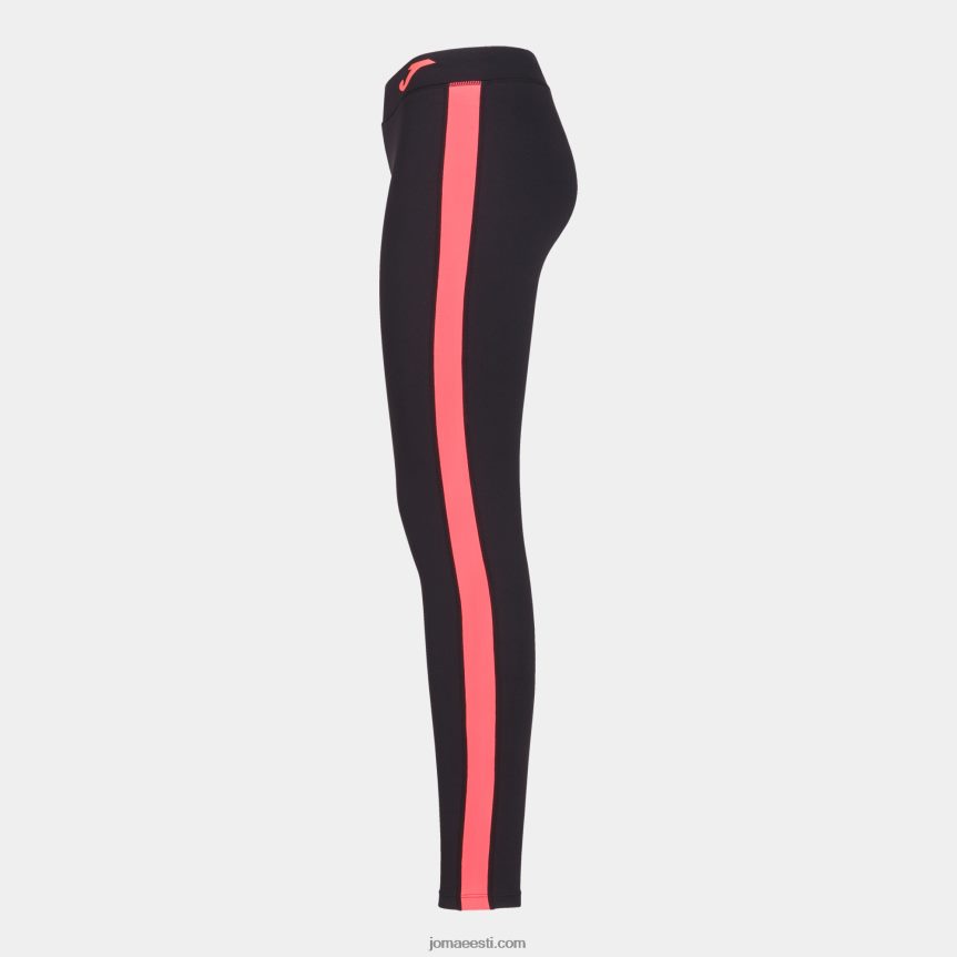 naised pikad sukkpüksid ascona DJNBH1802 must fluorestseeruv korall Joma