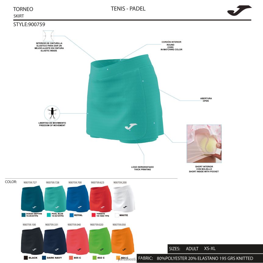 naised seelik lahti ii DJNBH3793 fluorestseeruv korall Joma
