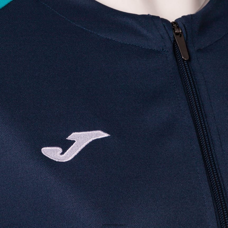 naised spordidressi ökomeistrivõistlused DJNBH2220 tumesinine fluorestseeruv türkiissinine Joma