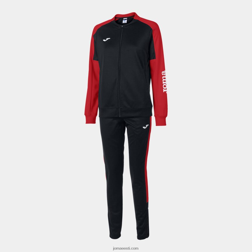 naised spordidressi ökomeistrivõistlused DJNBH2381 must punane Joma