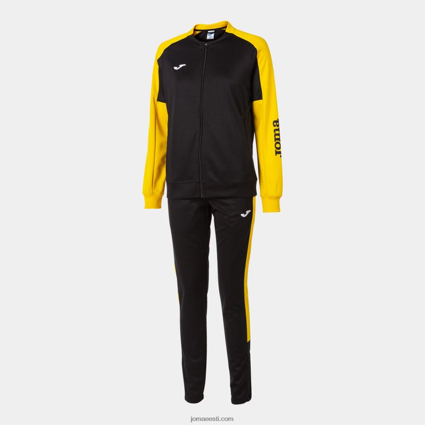 naised spordidressi ökomeistrivõistlused DJNBH3949 must kollane Joma