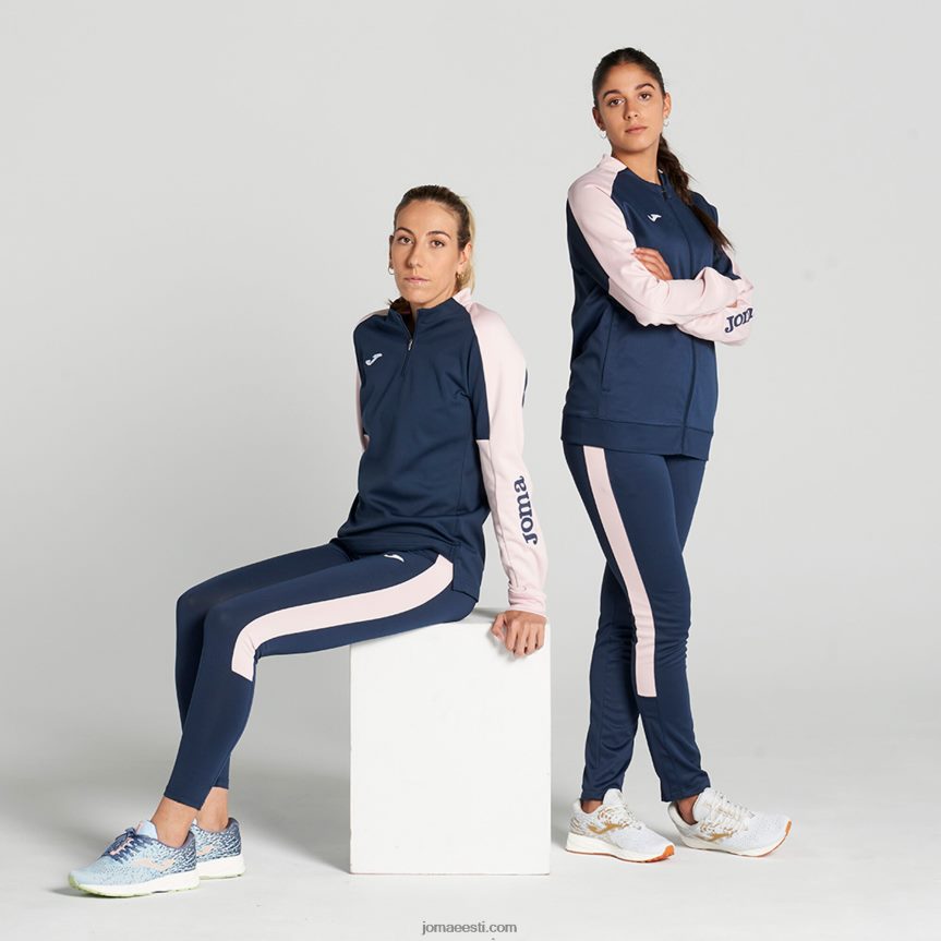 naised spordidressi ökomeistrivõistlused DJNBH3954 tumesinine roosa Joma