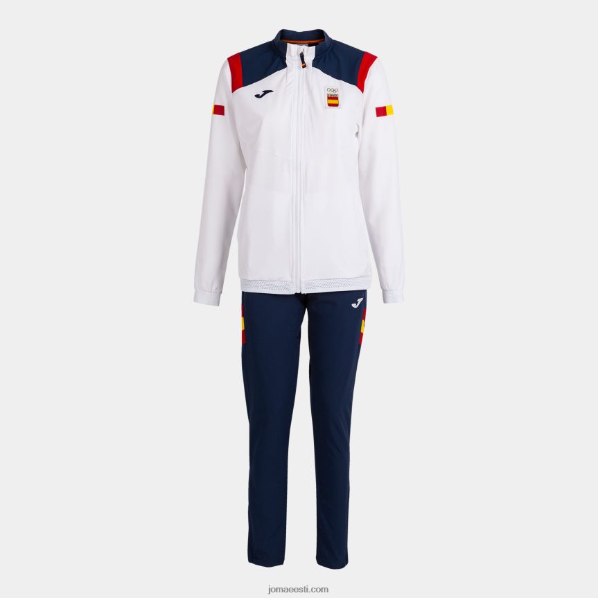 naised spordidressi poodiumil Hispaania olümpiakomitee DJNBH1615 valge Joma