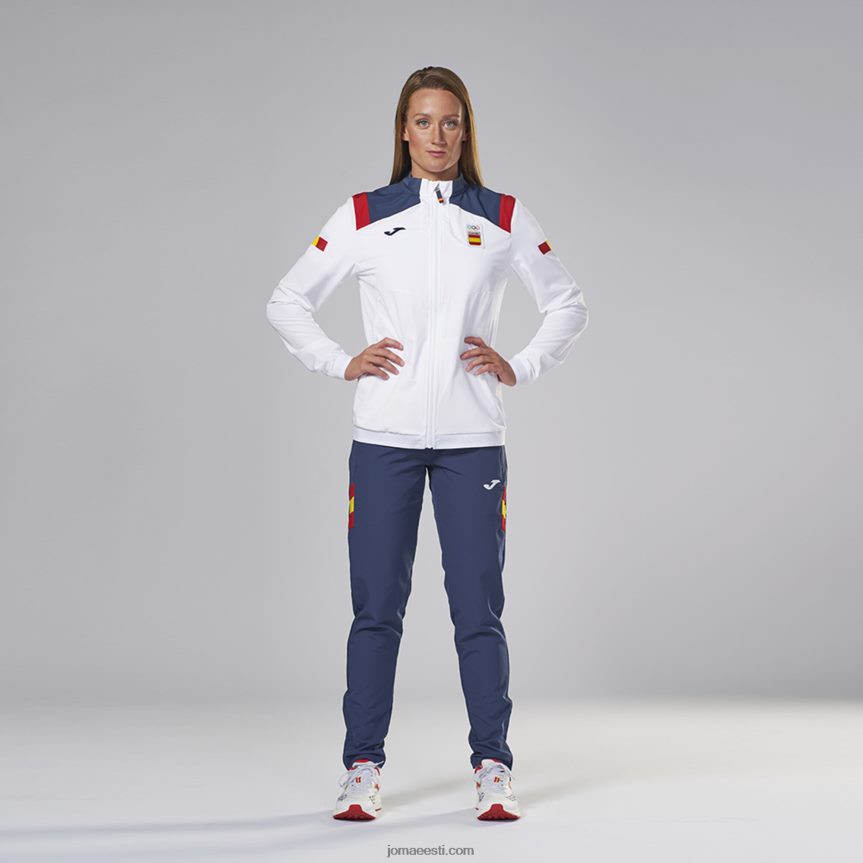 naised spordidressi poodiumil Hispaania olümpiakomitee DJNBH1615 valge Joma