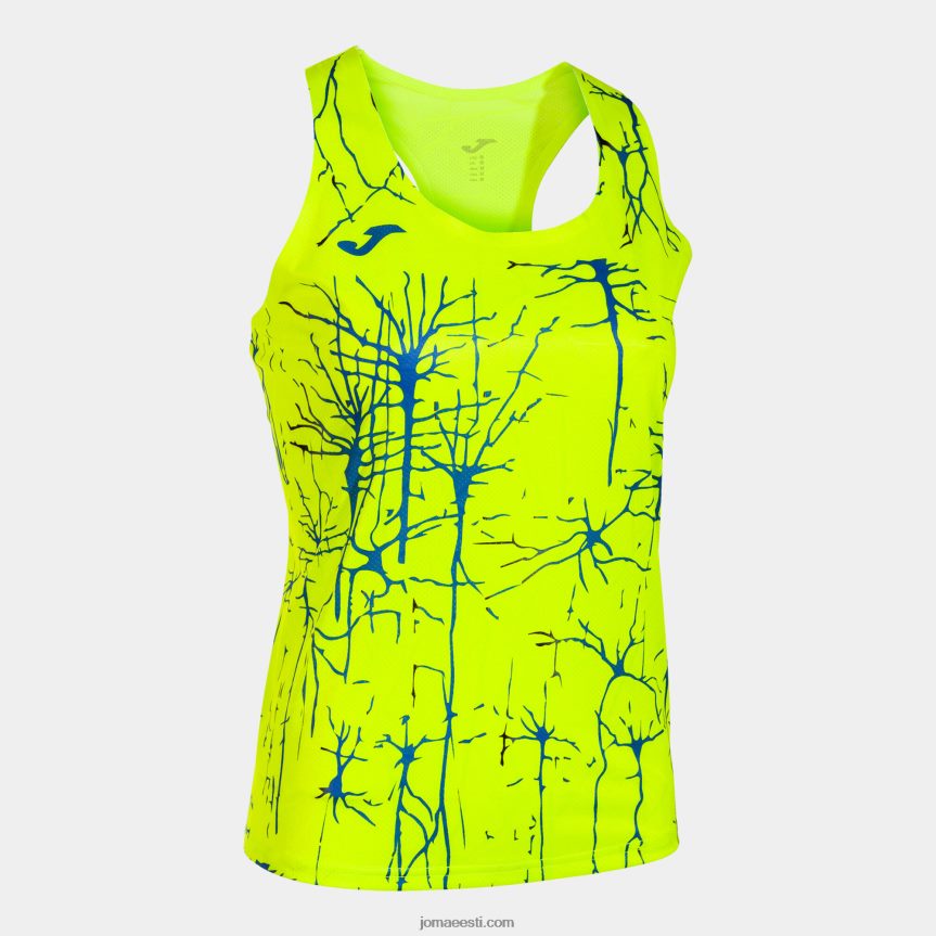 naised tank top eliit ix DJNBH1985 fluorestseeruv kollane Joma
