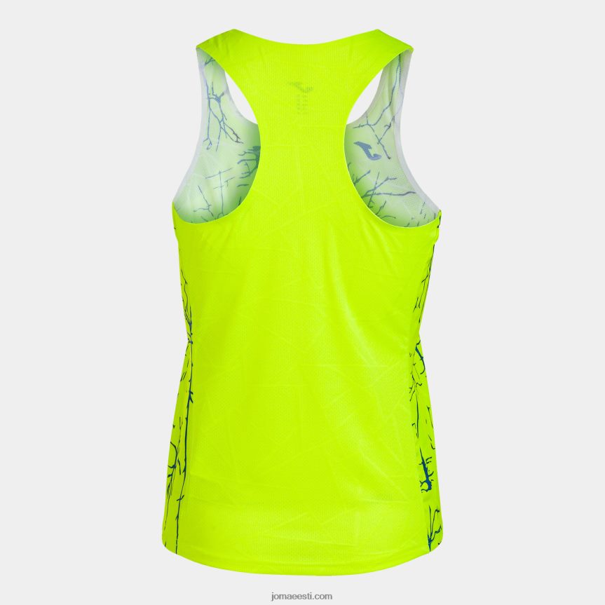 naised tank top eliit ix DJNBH1985 fluorestseeruv kollane Joma