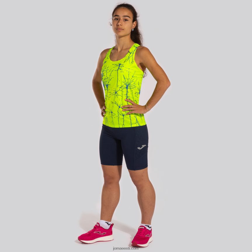 naised tank top eliit ix DJNBH1985 fluorestseeruv kollane Joma