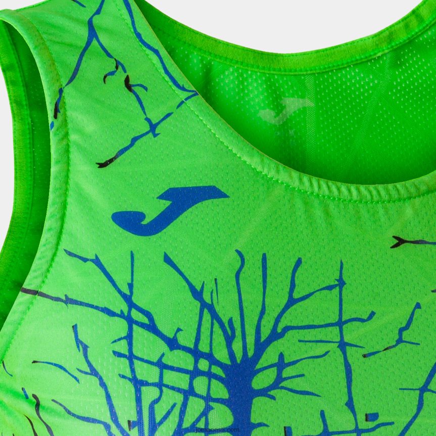 naised tank-top eliit ix DJNBH2446 fluorestseeruv roheline Joma