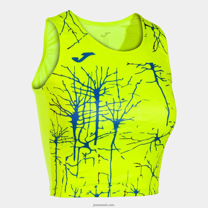 naised tank-top eliit ix DJNBH2447 fluorestseeruv kollane Joma