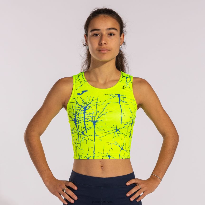 naised tank-top eliit ix DJNBH2447 fluorestseeruv kollane Joma
