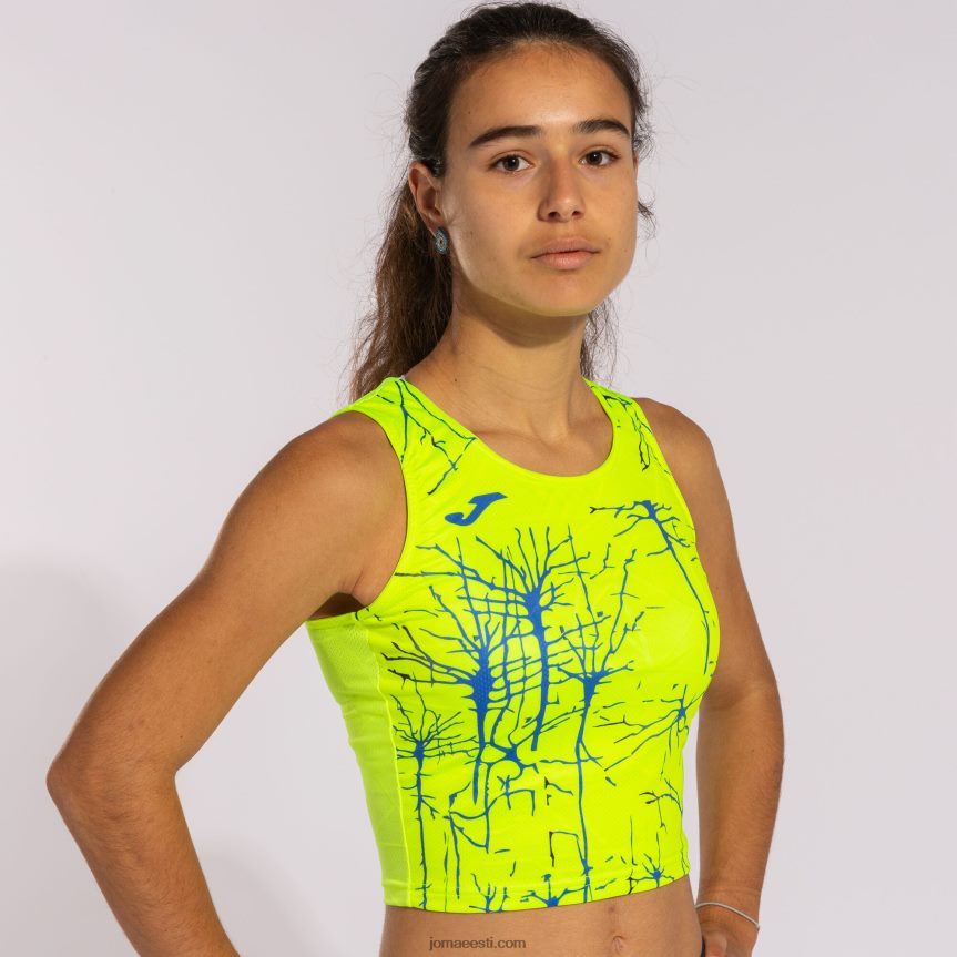 naised tank-top eliit ix DJNBH2447 fluorestseeruv kollane Joma