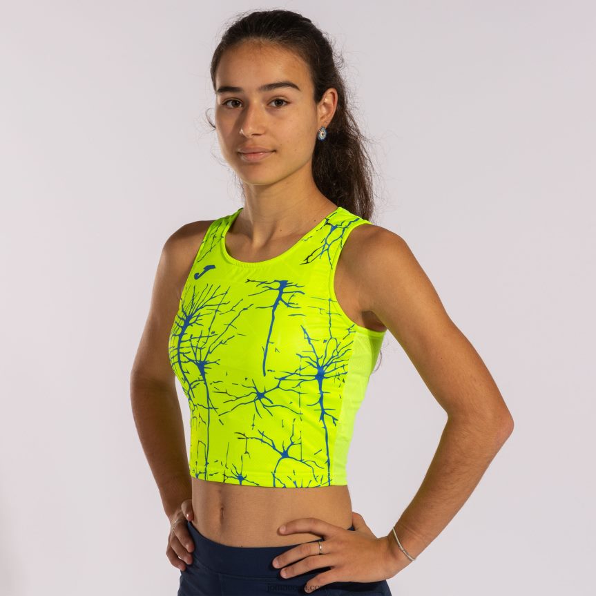 naised tank-top eliit ix DJNBH2447 fluorestseeruv kollane Joma