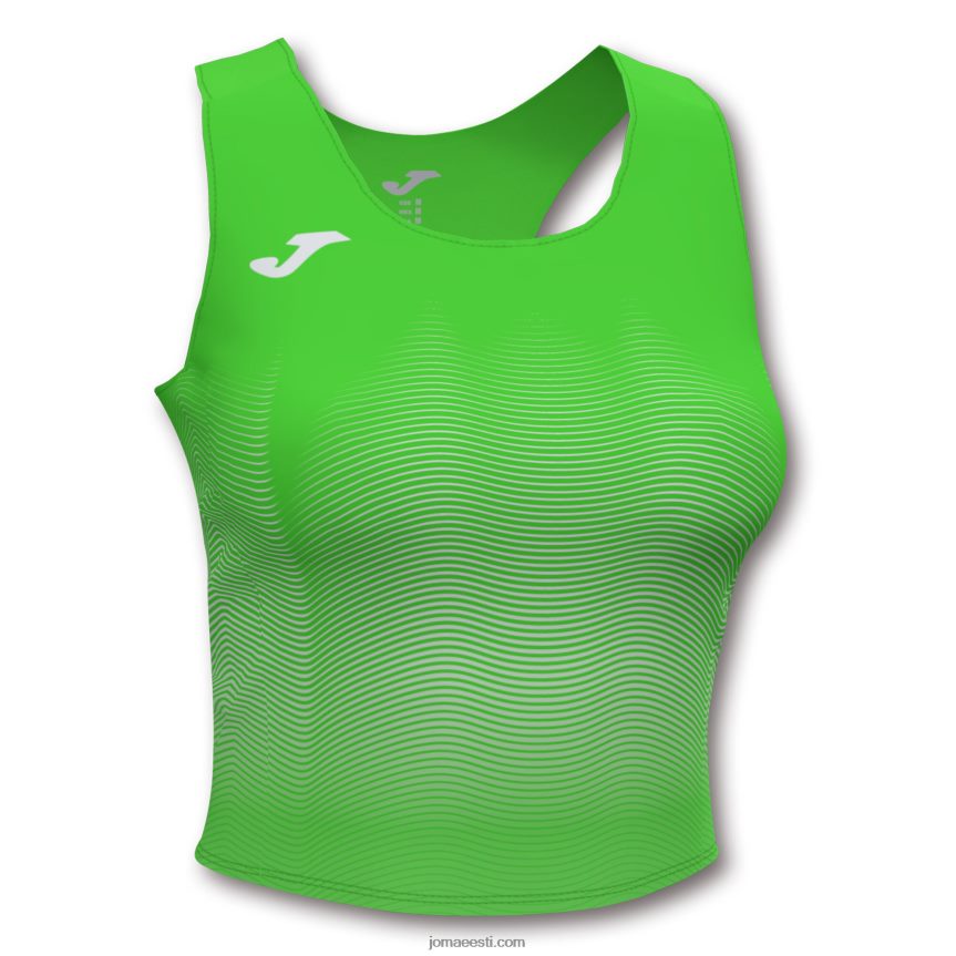 naised tank-top eliit vii DJNBH1852 fluorestseeruv roheline valge Joma