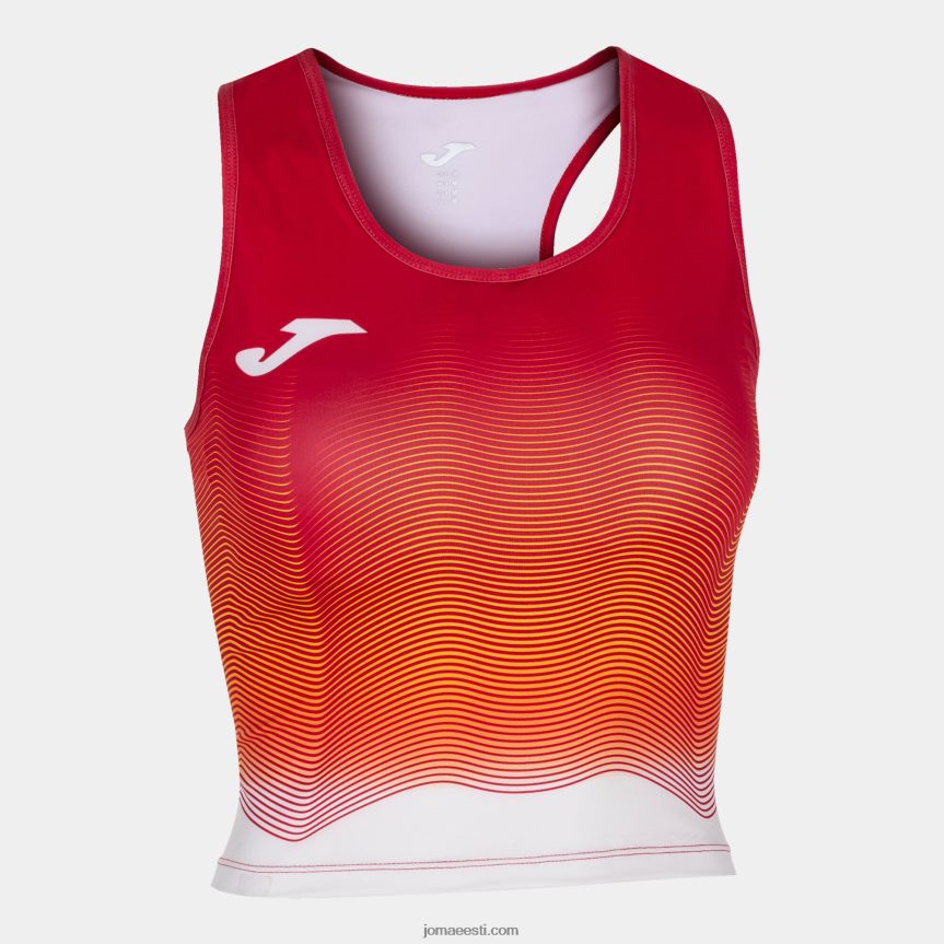 naised tank-top eliit vii DJNBH2315 punane valge kollane Joma