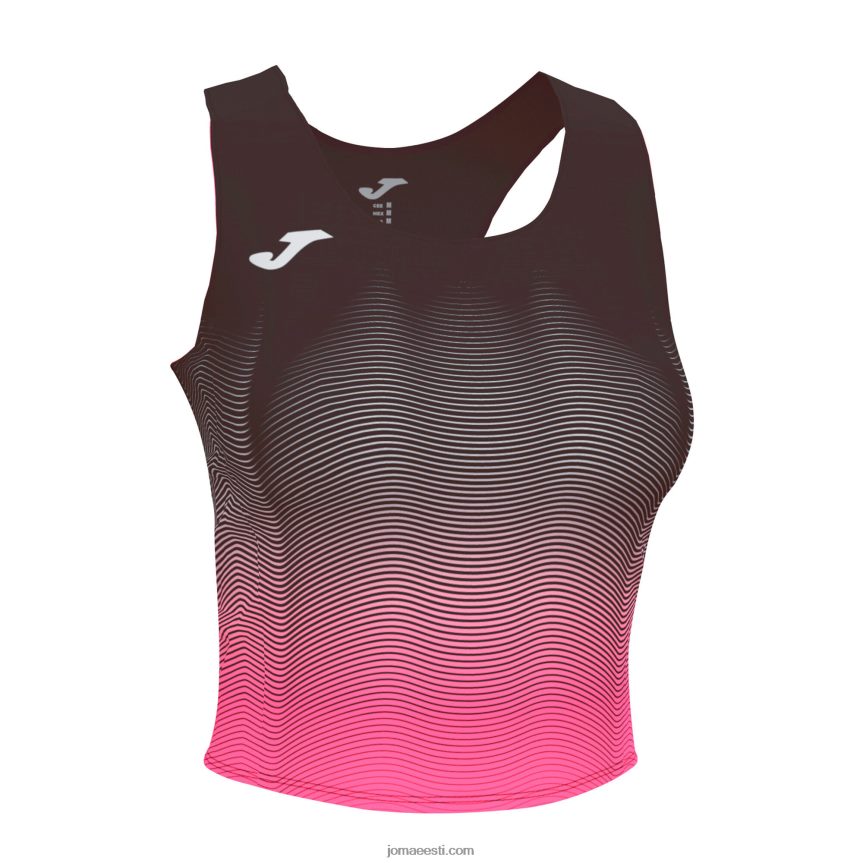 naised tank-top eliit vii DJNBH2598 must fluorestseeruv roosa valge Joma