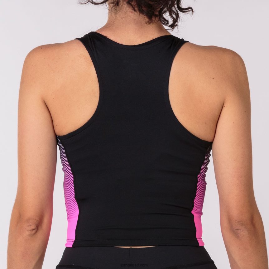 naised tank-top eliit vii DJNBH2598 must fluorestseeruv roosa valge Joma