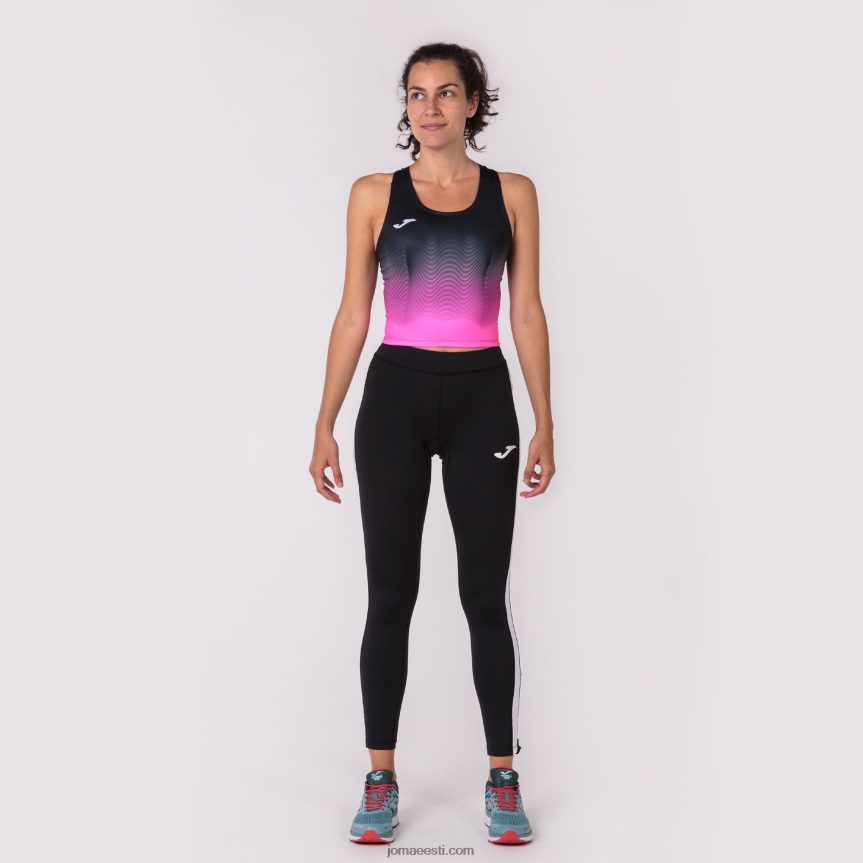 naised tank-top eliit vii DJNBH2598 must fluorestseeruv roosa valge Joma