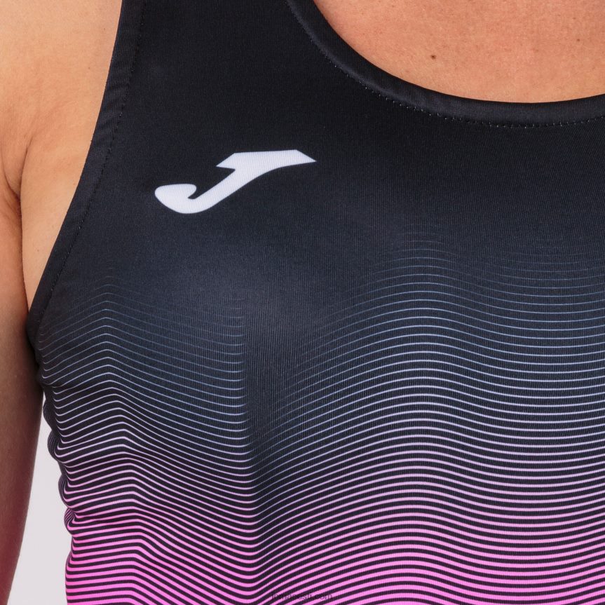 naised tank-top eliit vii DJNBH2598 must fluorestseeruv roosa valge Joma