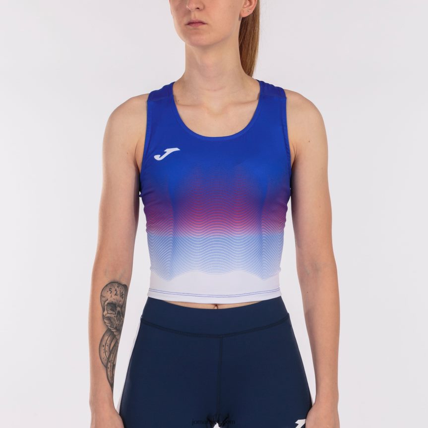 naised tank-top eliit vii DJNBH3662 kuninglik sinine valge punane Joma