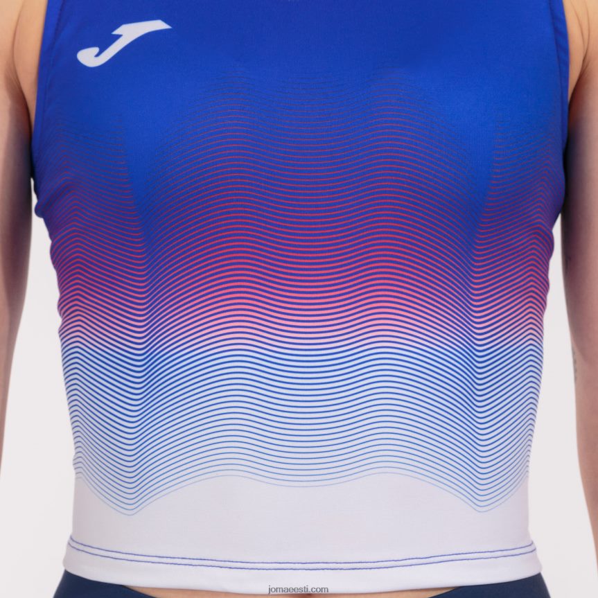 naised tank-top eliit vii DJNBH3662 kuninglik sinine valge punane Joma