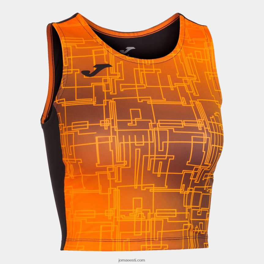 naised tank-top eliit viii DJNBH1869 must oranž Joma