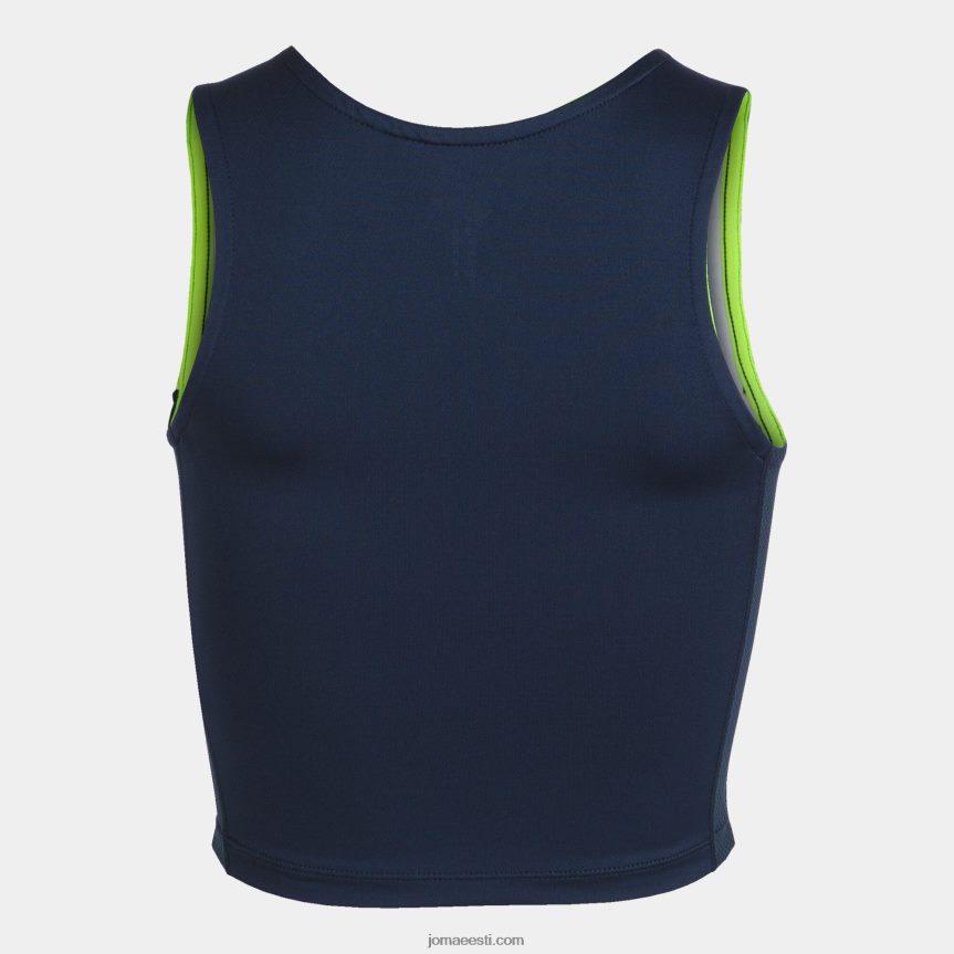 naised tank-top eliit viii DJNBH2000 tumesinine fluorestseeruv kollane Joma