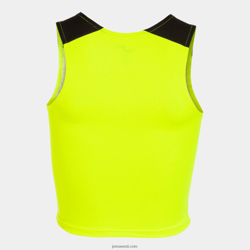naised tank-top eliit x DJNBH1610 fluorestseeruv kollane must Joma