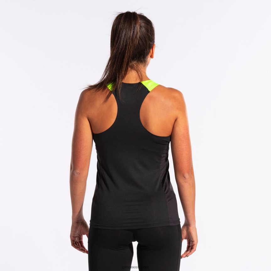 naised tank top eliit x DJNBH1937 must fluorestseeruv kollane Joma