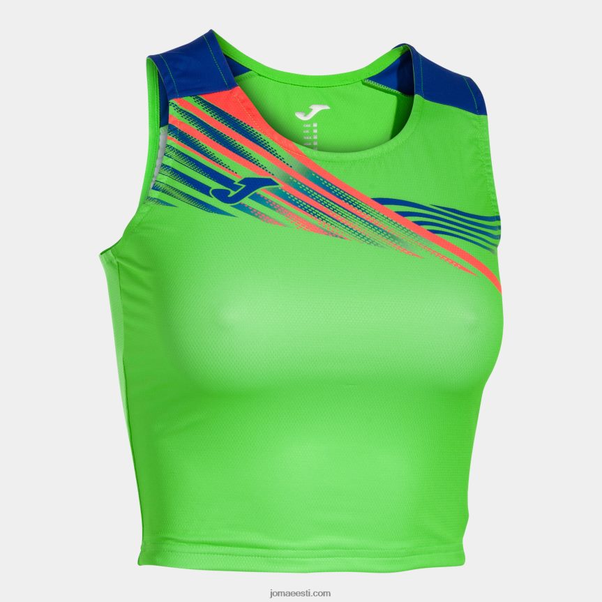 naised tank-top eliit x DJNBH2028 fluorestseeruv roheline kuninglik sinine Joma