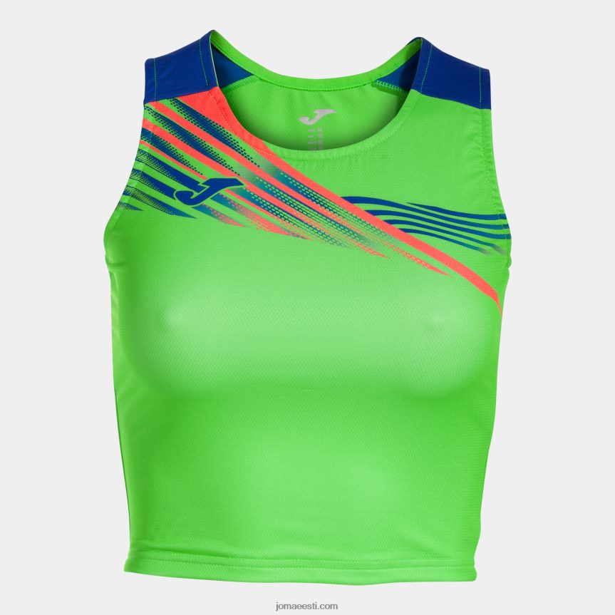 naised tank-top eliit x DJNBH2028 fluorestseeruv roheline kuninglik sinine Joma