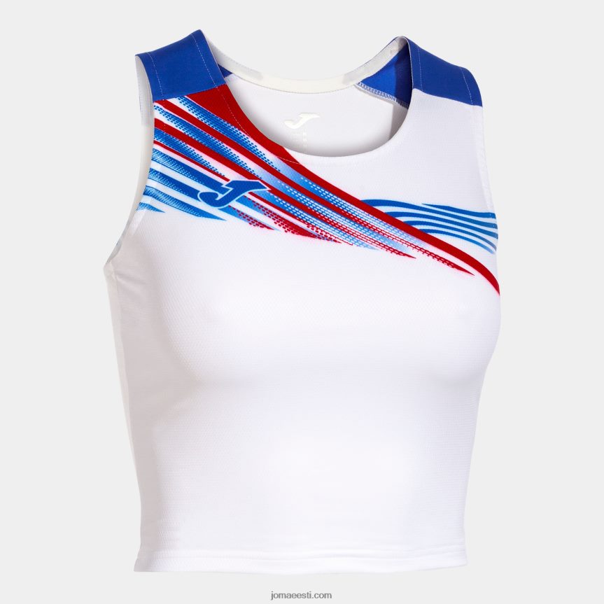 naised tank-top eliit x DJNBH2559 valge kuninglik sinine Joma