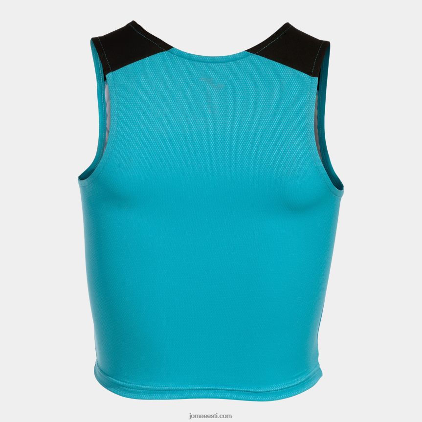 naised tank-top eliit x DJNBH3922 fluorestseeruv türkiissinine must Joma