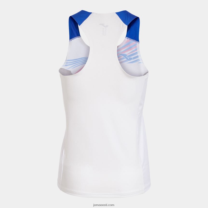 naised tank top eliit x DJNBH3923 valge kuninglik sinine Joma