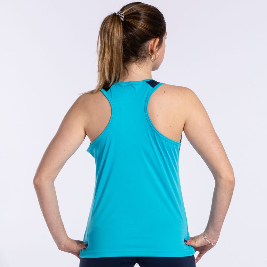 naised tank top montreal DJNBH1669 fluorestseeruv türkiissinine tumesinine Joma