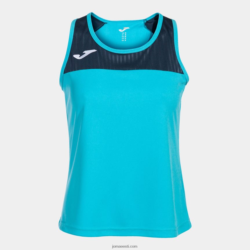 naised tank top montreal DJNBH1669 fluorestseeruv türkiissinine tumesinine Joma