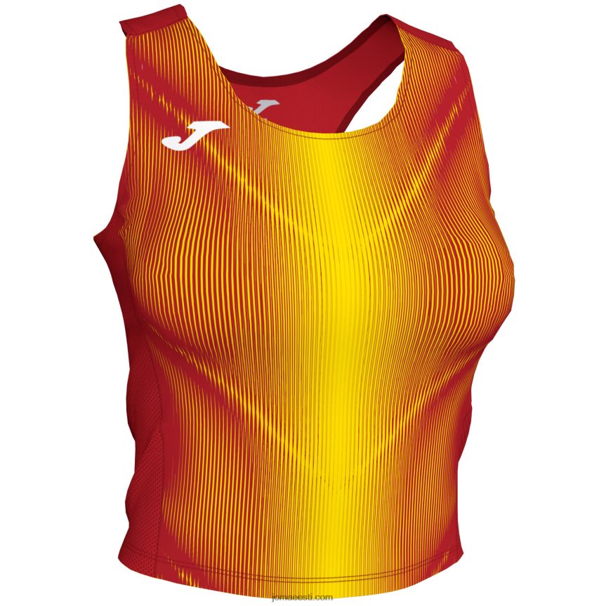 naised tank-top olümpia DJNBH2394 punane kollane Joma