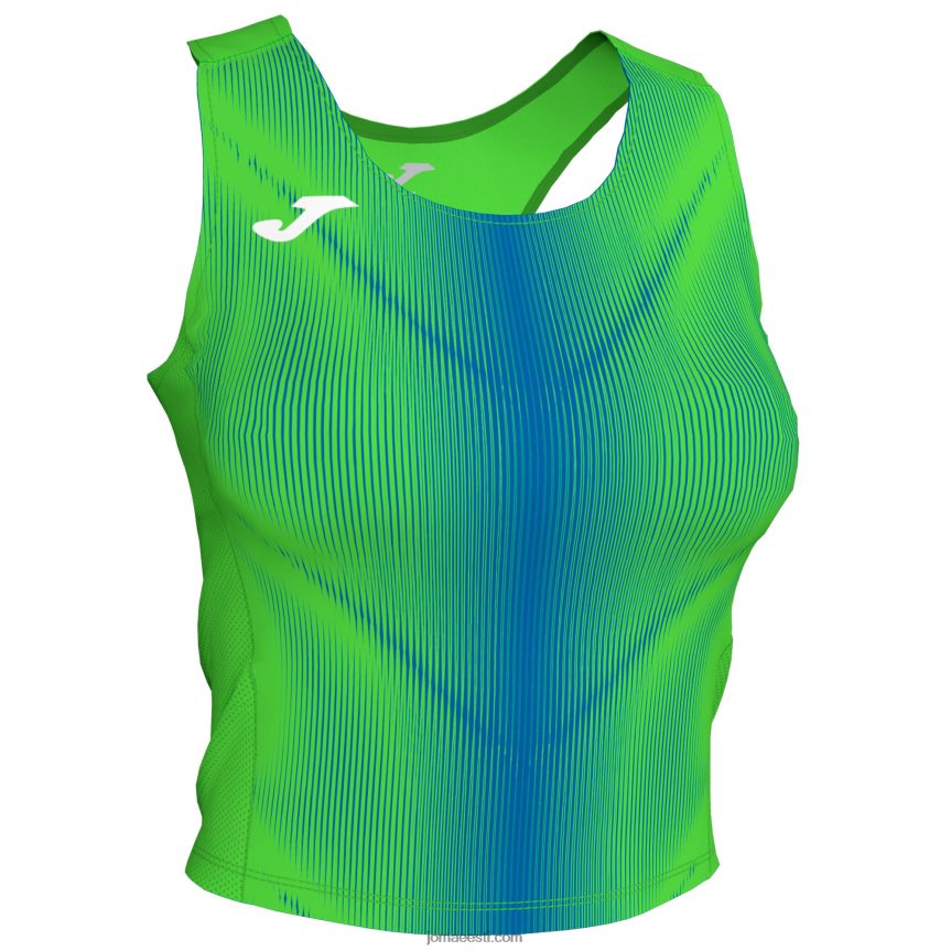 naised tank-top olümpia DJNBH2398 fluorestseeruv roheline kuninglik sinine Joma