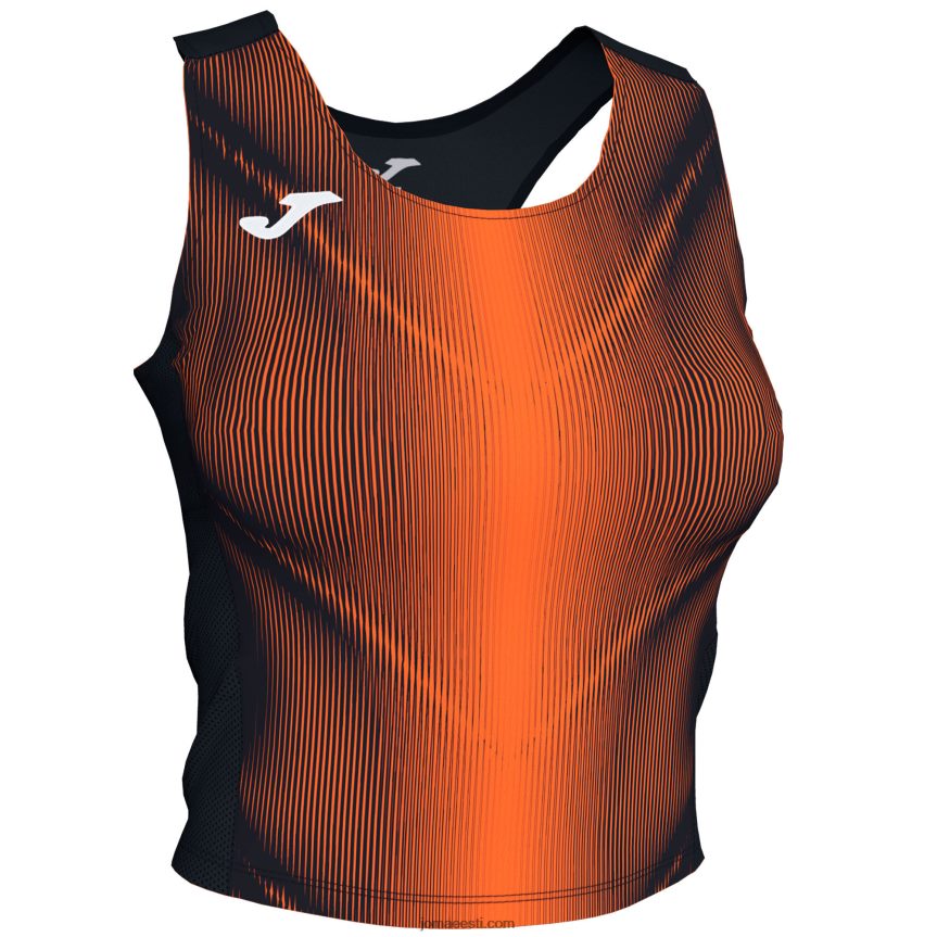 naised tank-top olümpia DJNBH3724 must oranž Joma