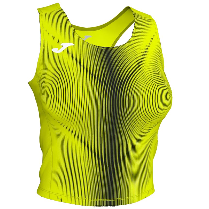 naised tank-top olümpia DJNBH3873 fluorestseeruv kollane must Joma