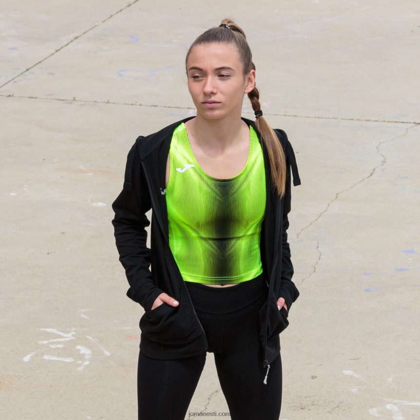 naised tank-top olümpia DJNBH3873 fluorestseeruv kollane must Joma