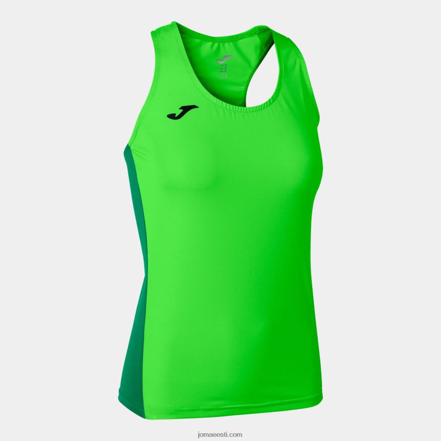 naised tank top r-võitja DJNBH3864 fluorestseeruv roheline Joma