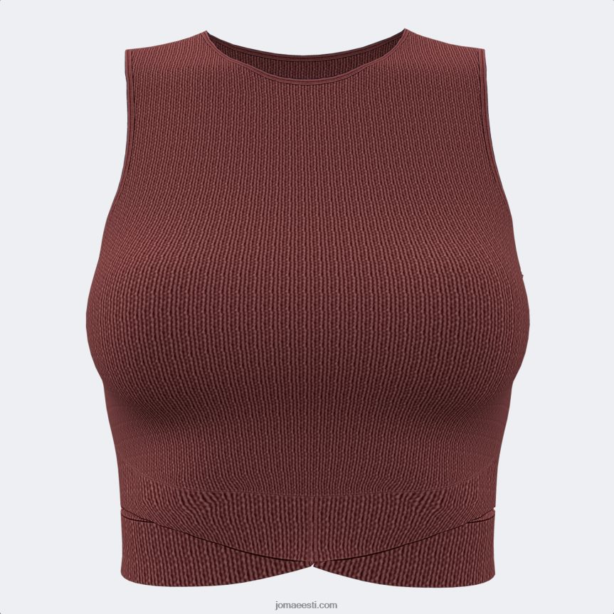 naised tank-top südamik DJNBH1648 Burgundia Joma