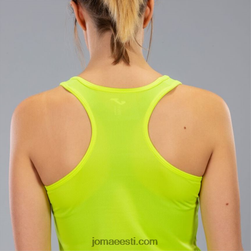 naised tank top siena ii DJNBH2254 fluorestseeruv kollane Joma