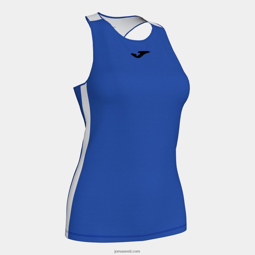 naised tank top torneo DJNBH2671 kuninglik sinine valge Joma