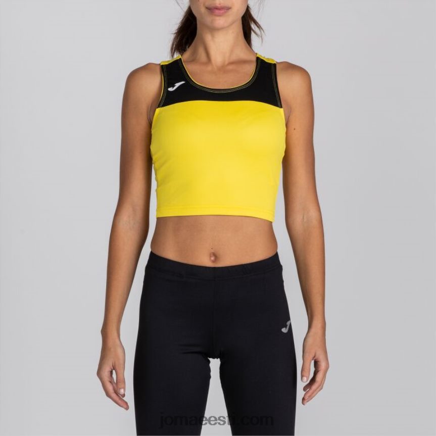 naised tank-top võidusõit DJNBH3785 kollane must Joma