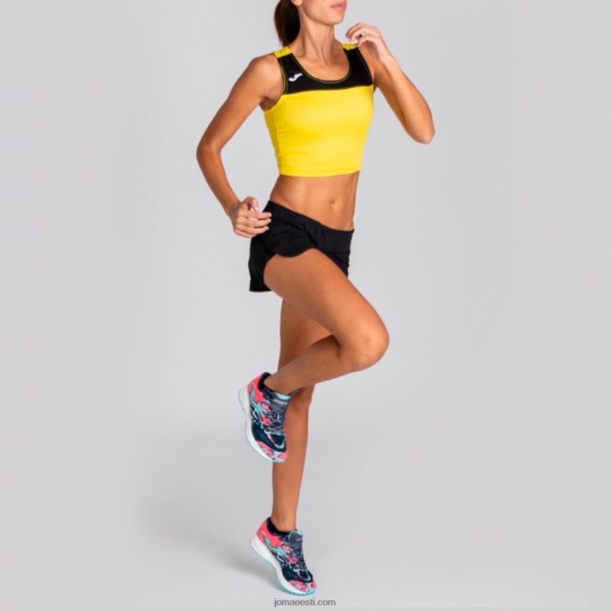 naised tank-top võidusõit DJNBH3785 kollane must Joma