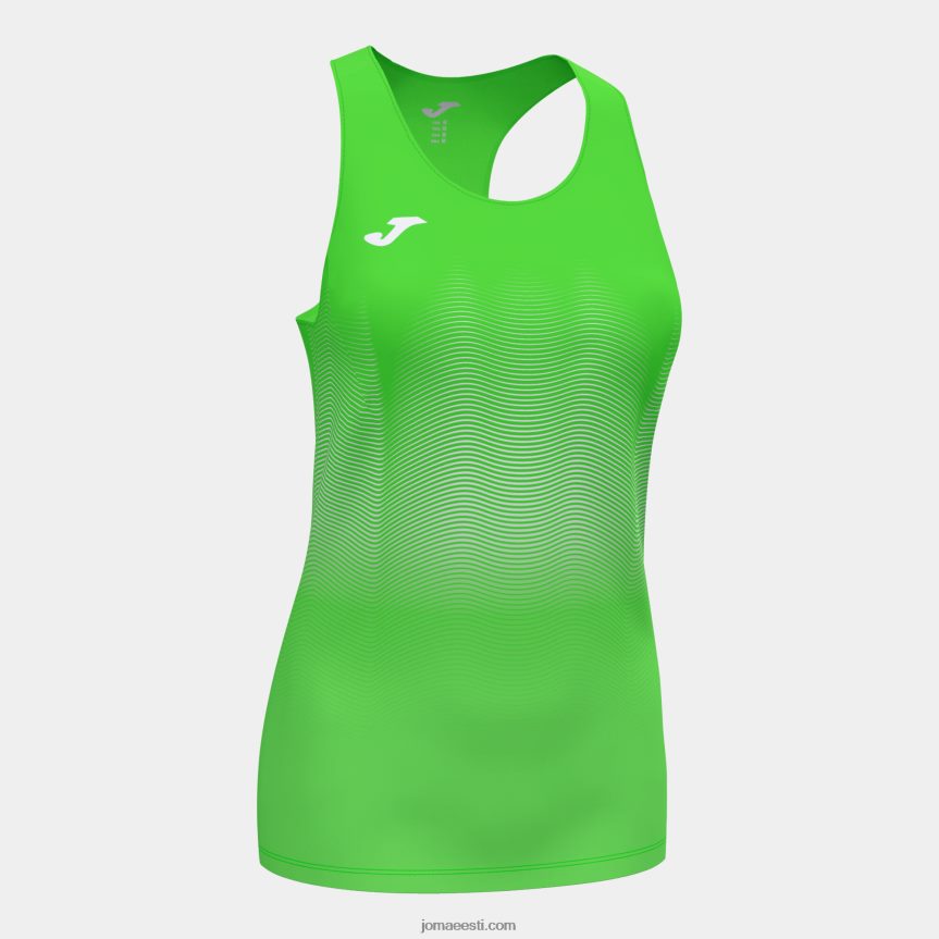 naised tanki tipp eliit vii DJNBH2316 fluorestseeruv roheline valge Joma
