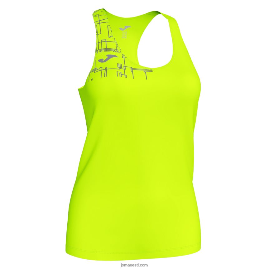 naised tanki tipp eliit viii DJNBH1658 fluorestseeruv kollane Joma