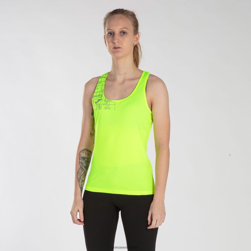 naised tanki tipp eliit viii DJNBH1658 fluorestseeruv kollane Joma