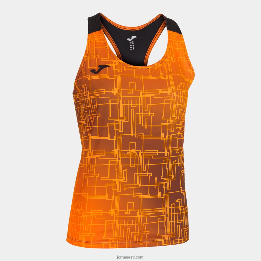 naised tanki tipp eliit viii DJNBH2072 oranž must Joma